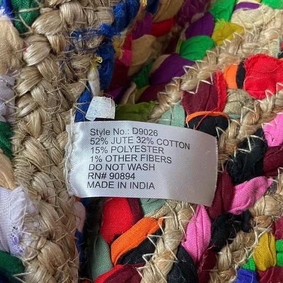 Magid Red and Pink Tote Bag Spiral Design - Picture 6 of 9